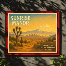 Gateway to Scenic Serenity Travel Poster