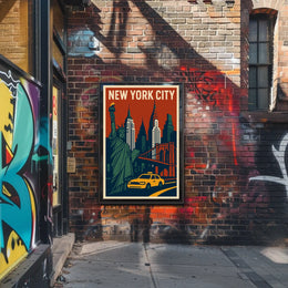 Iconic New York City Poster