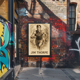 Jim Thorpe Athletic Legend Poster
