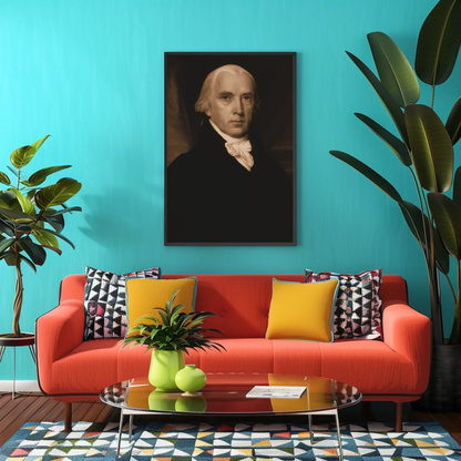 James Madison 4th President Sepia Photo