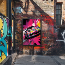 Vibrant Speed Poster