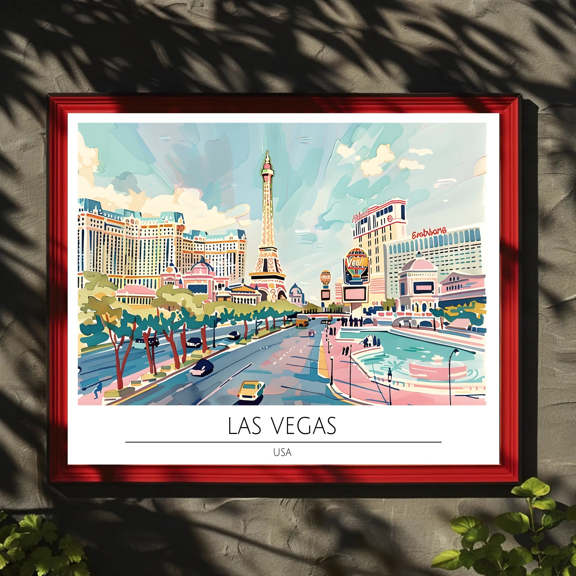 Vibrant Las Vegas Poster