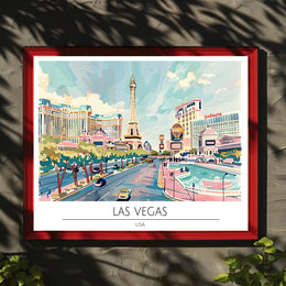 Vibrant Las Vegas Poster