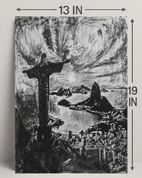 Christ The Redeemer Over Rio Poster
