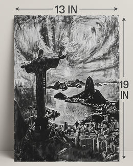 Christ The Redeemer Over Rio Poster