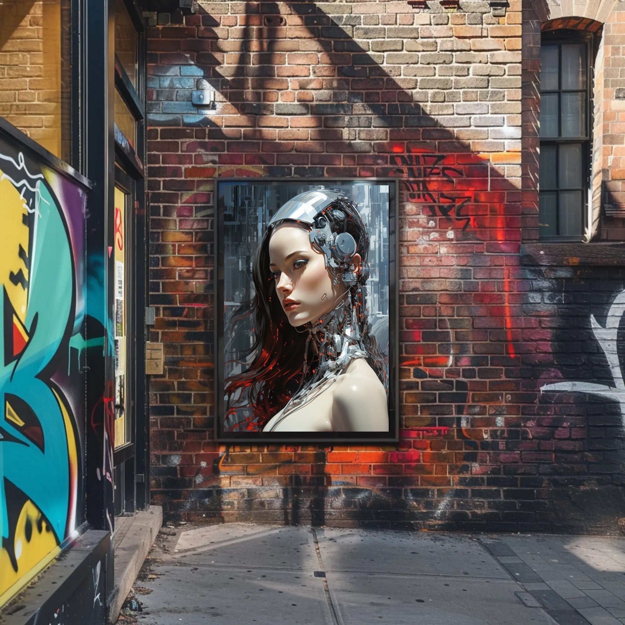 Cybernetic Elegance Poster PosterGoat