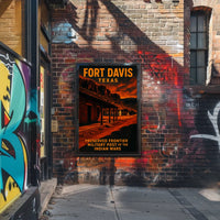 Fort Davis, Texas Preserved Frontier Poster