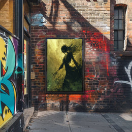 Ethereal Gothic Transformation: Surreal Skeleton Art Poster PosterGoat