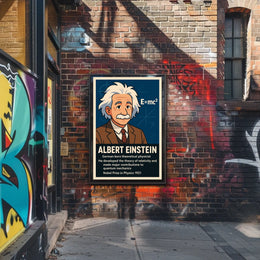 Albert Einstein Theoretical Physicist Poster