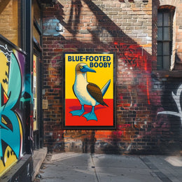 Blue-Footed Booby Poster
