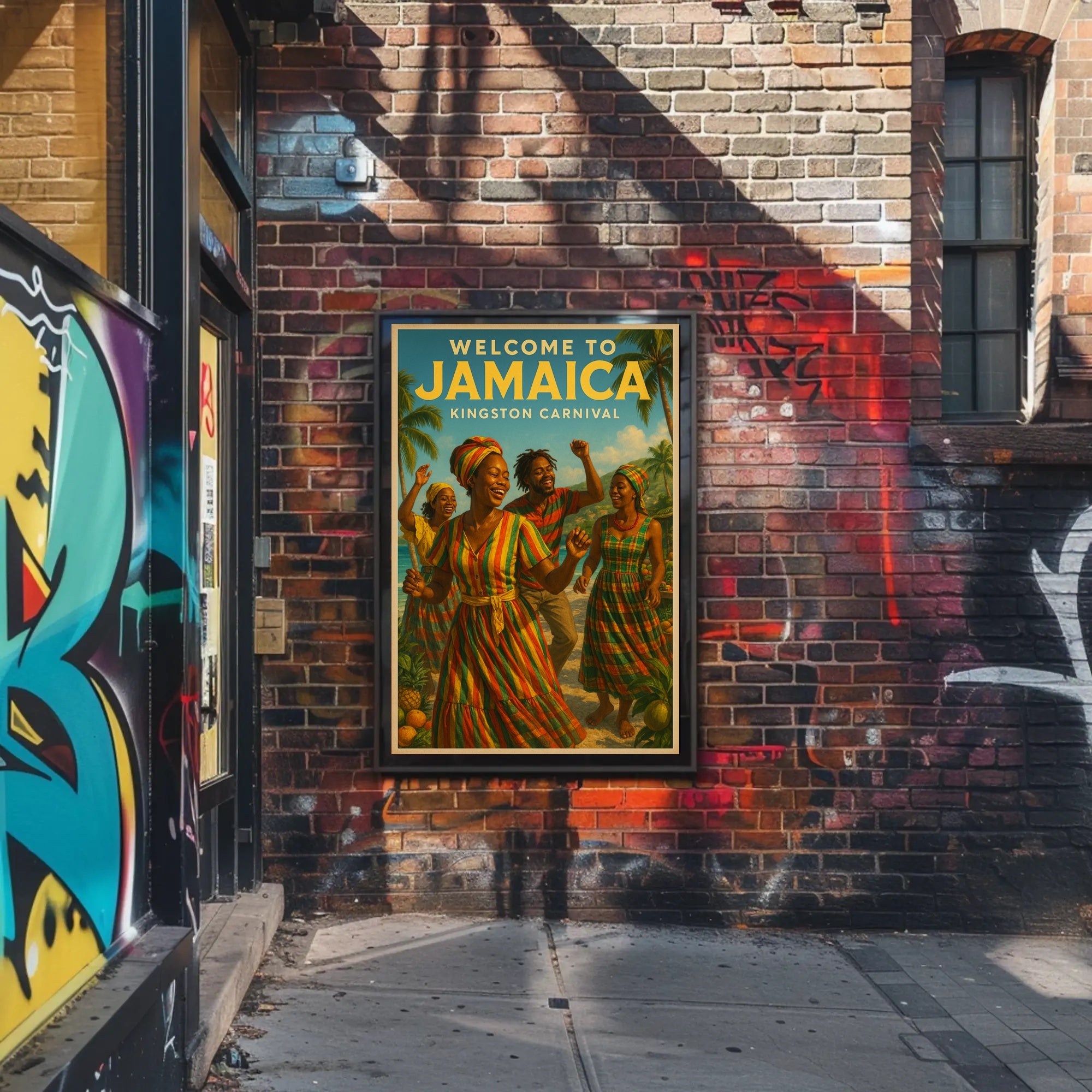 Welcome to Jamaica Carnival Poster