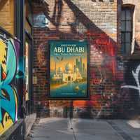 Abu Dhabi Tradition Meets Innovation Travel Poster