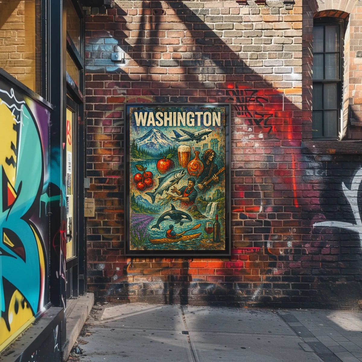 Washington State Highlights Poster