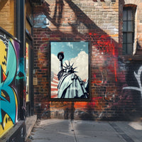 Statue of Liberty Freedom Travel Poster