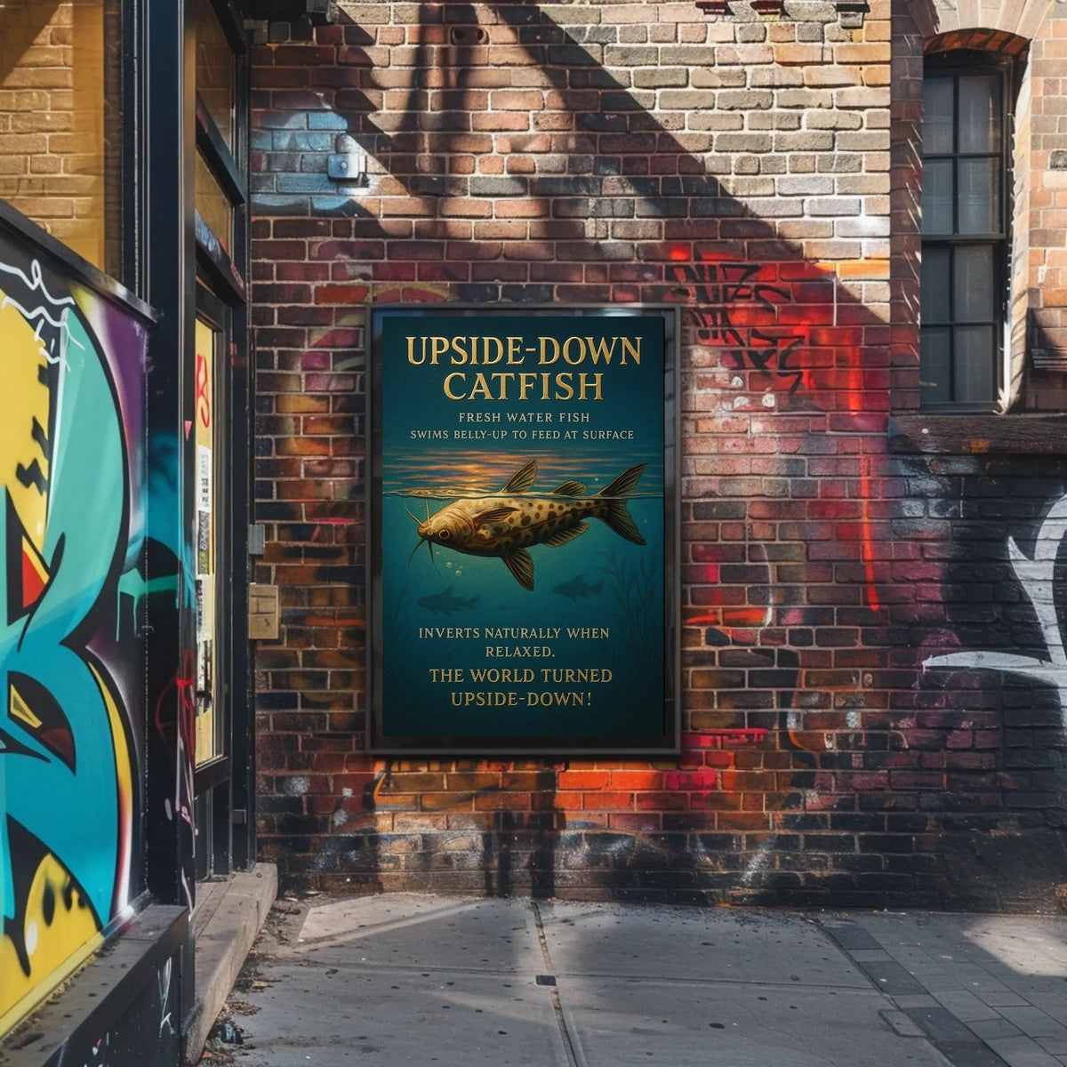 Upside-Down Catfish Poster