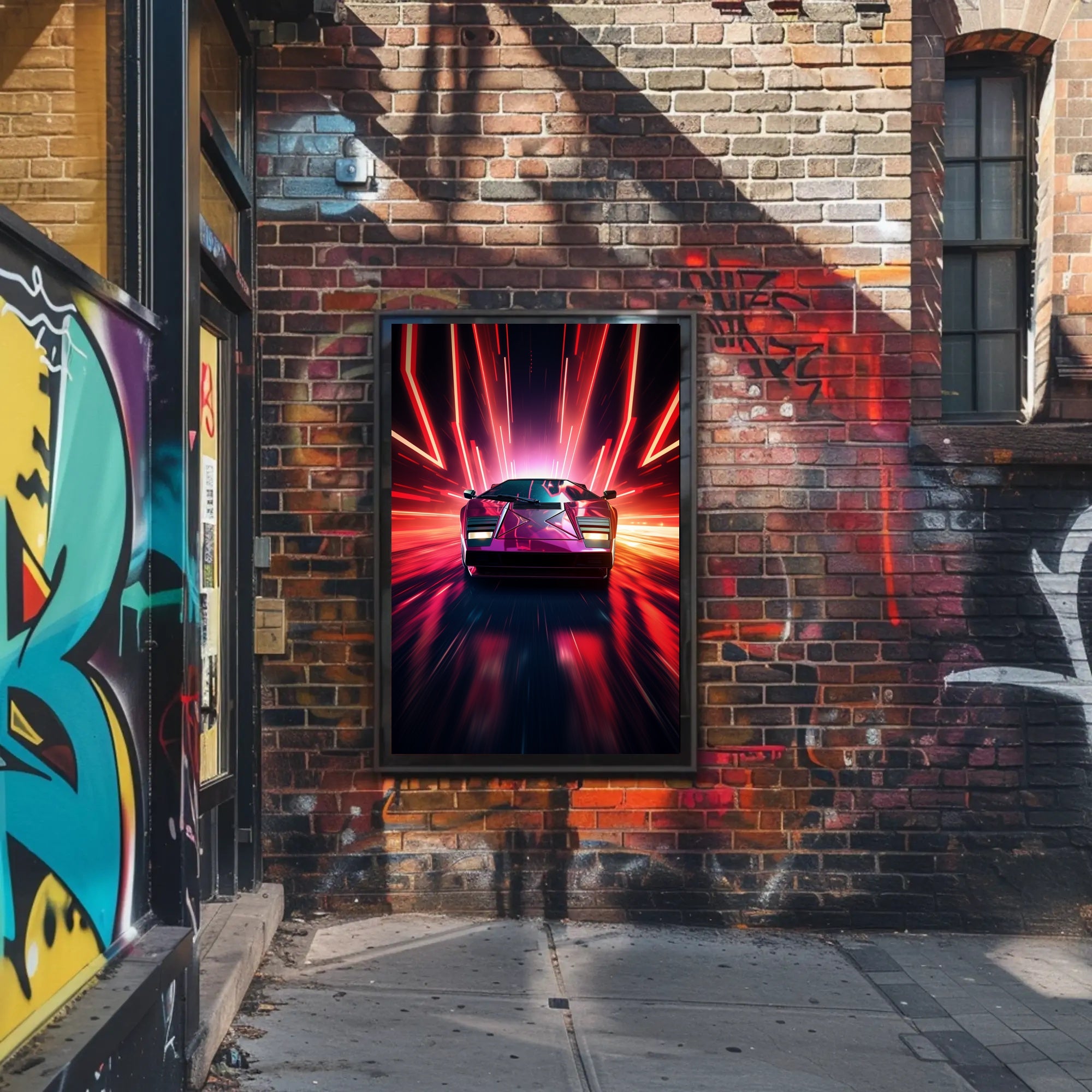 Neon Speed Poster PosterGoat