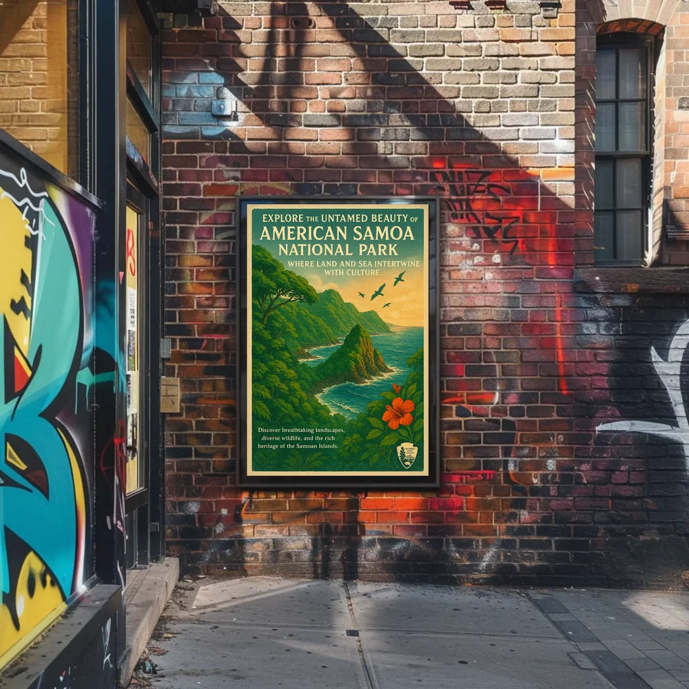 Explore American Samoa National Park Adventure Poster