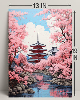 Cherry Blossom Serenity Poster
