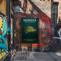 MAHSEER Fish Photorealistic Animal Poster