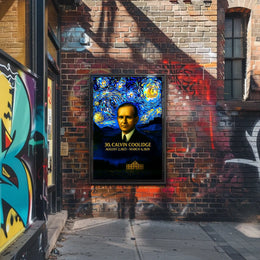 Calvin Coolidge 30th President of the United States Presidential Masterpiece Series Poster