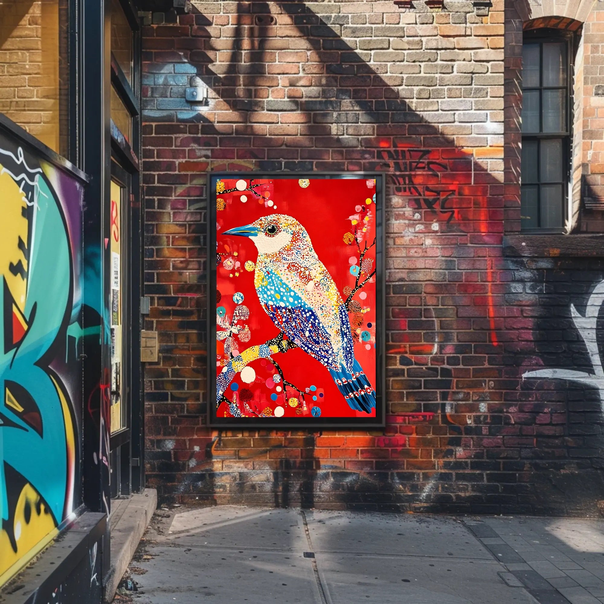 Vibrant Bird Wall Art Poster Decorative Print