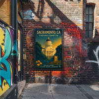 Discover Sacramento Poster