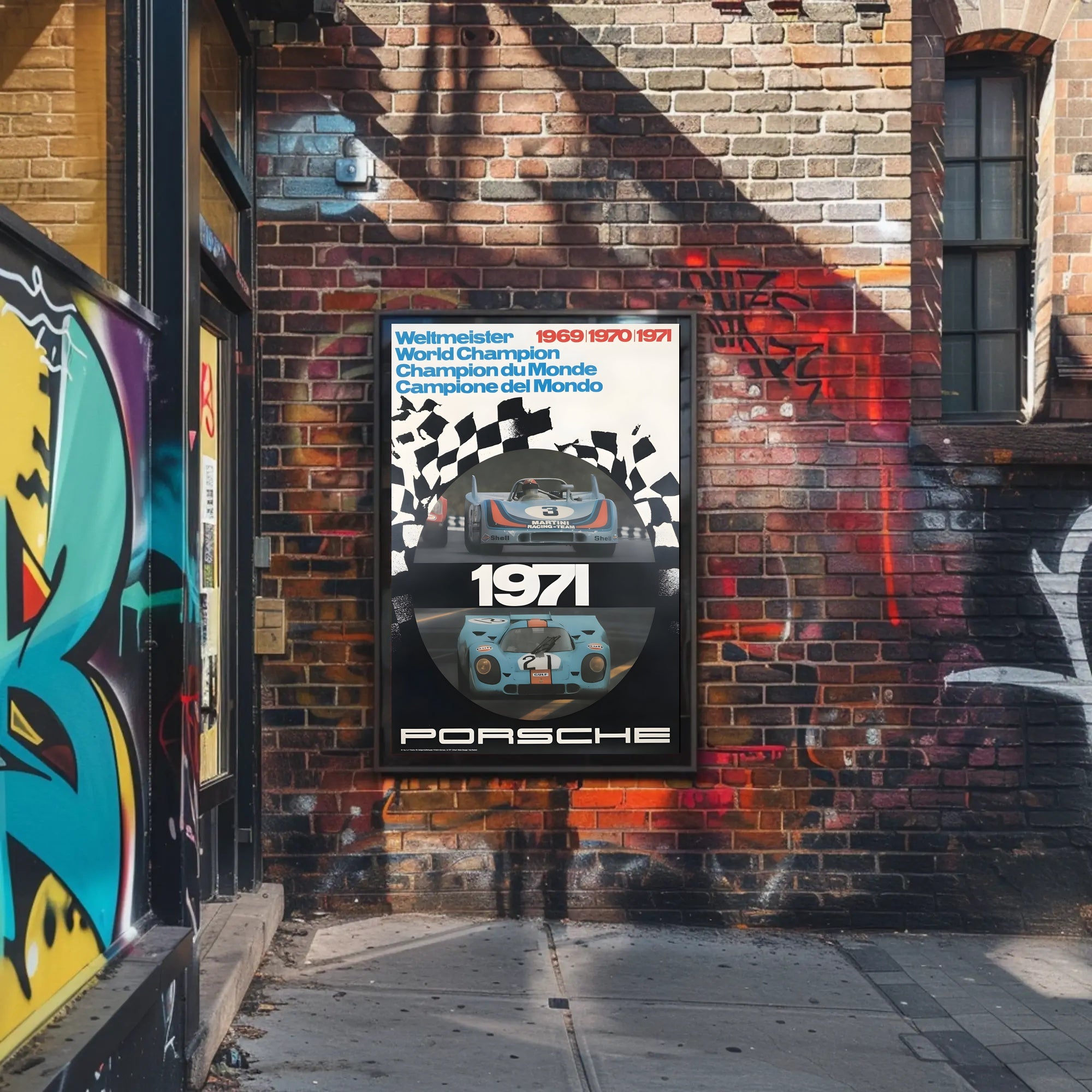 Porsche Racing Champions 1969-1971 Poster