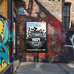 Porsche Racing Champions 1969-1971 Poster