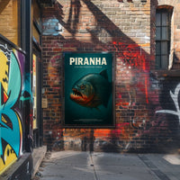 Piranha A Vicious Underwater Terror Poster