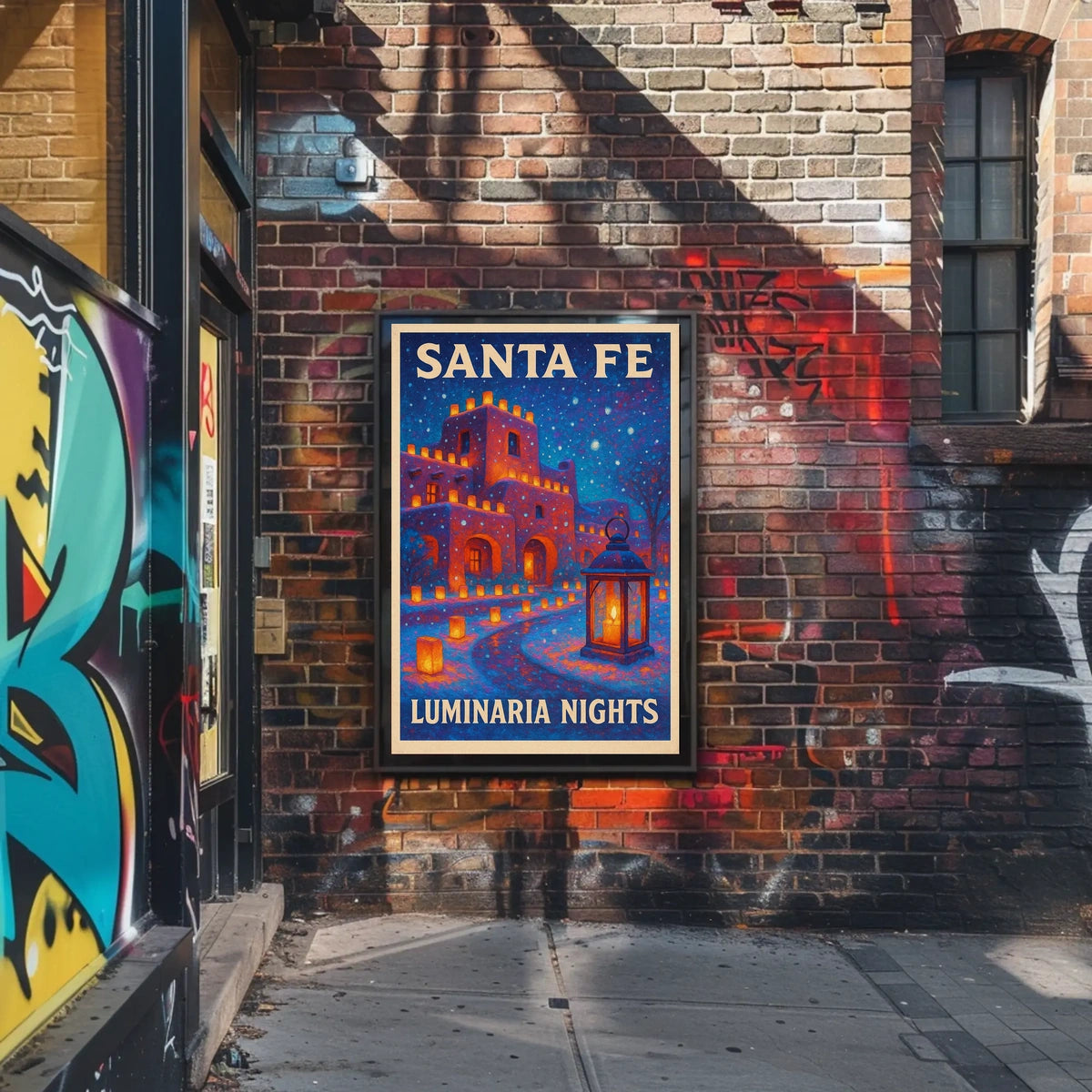 Santa Fe Luminaria Nights Poster