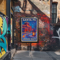 Santa Fe Luminaria Nights Poster