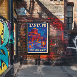 Santa Fe Luminaria Nights Poster