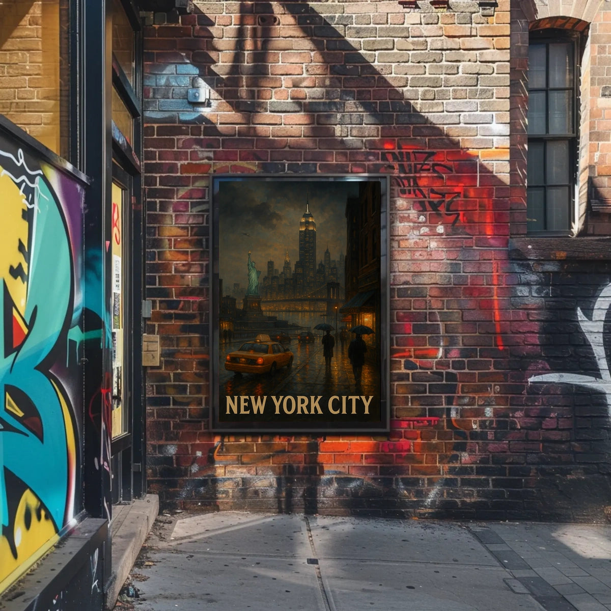 New York City at Dusk Poster
