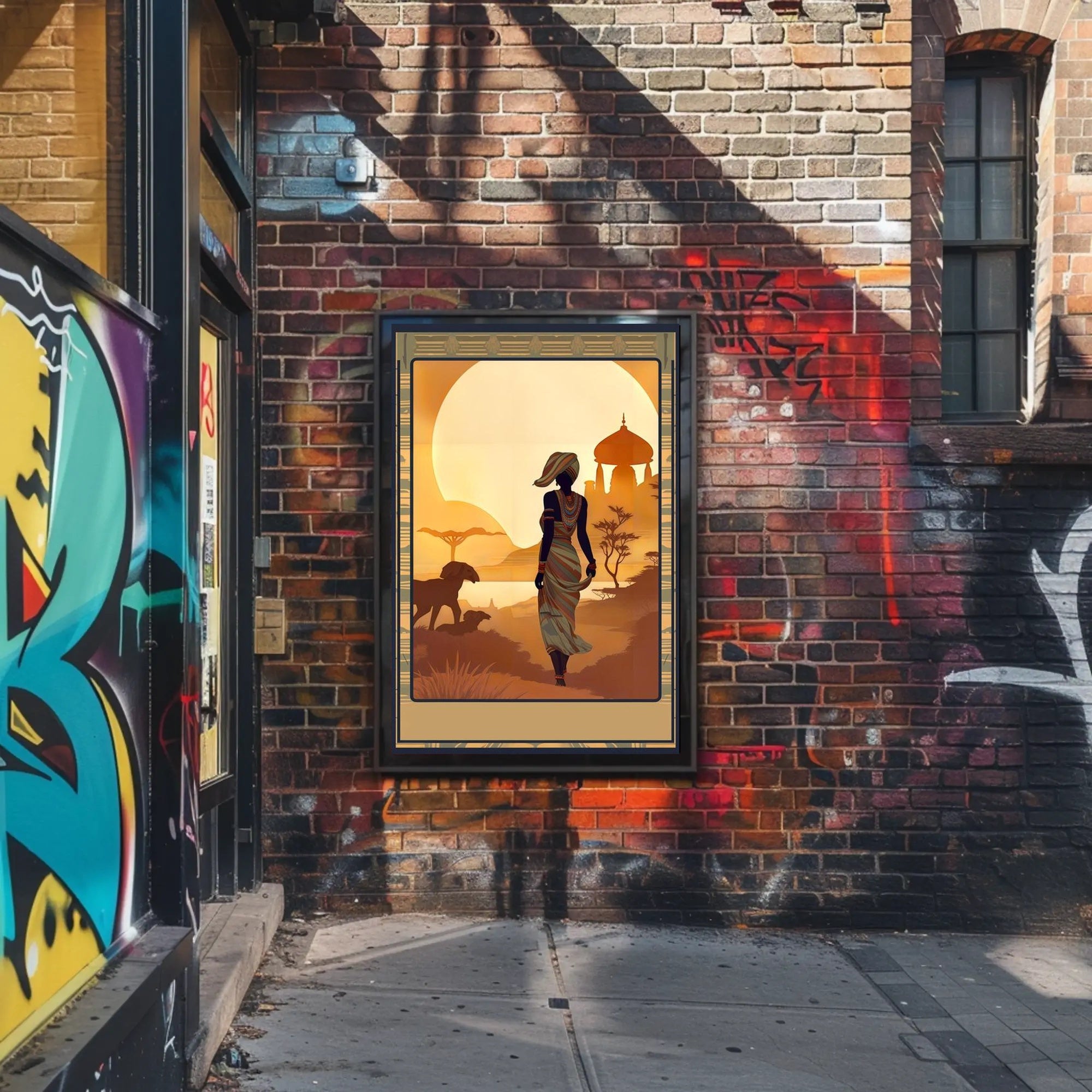 Sunset Silhouette Poster