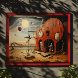 Surreal Dreamscape: Abstract Artistic Poster