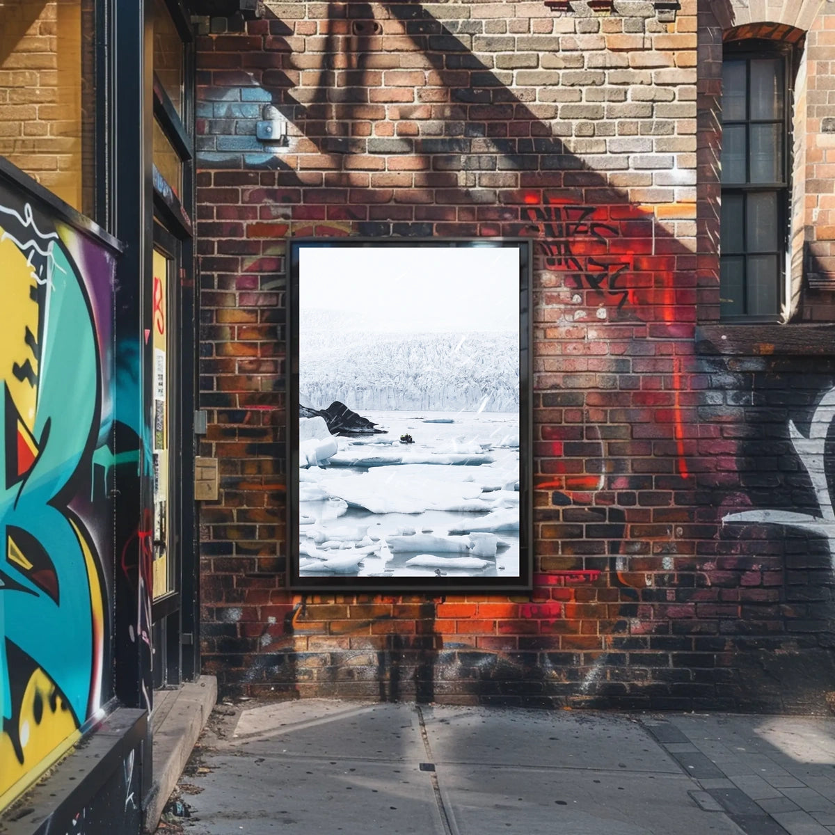 Icy Expedition Poster