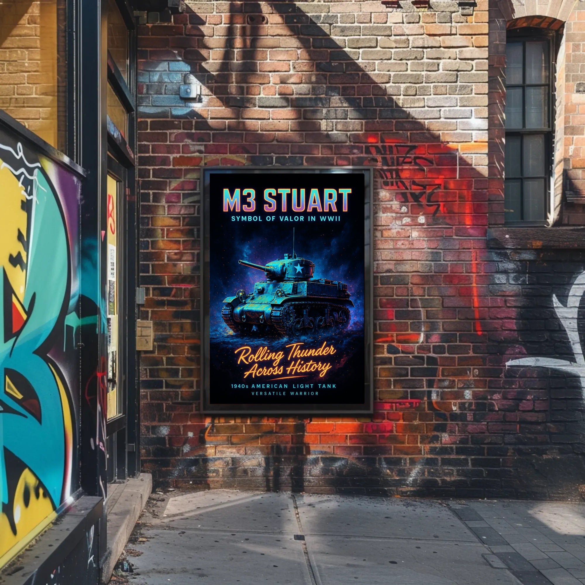 M3 Stuart Symbol of Valor Poster PosterGoat