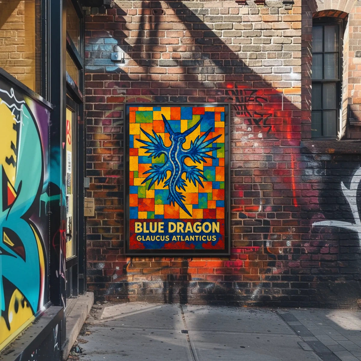 Blue Dragon Glaucus Atlanticus Poster