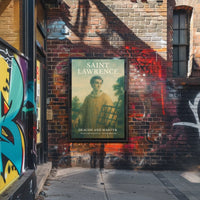 Saint Lawrence Deacon And Martyr Poster