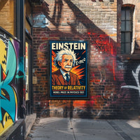 Albert Einstein Nobel Prize 1921 Scholars Vintage Poster