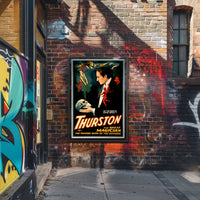 Thurston Magician Vintage Poster with Mystical Supernatural Theme