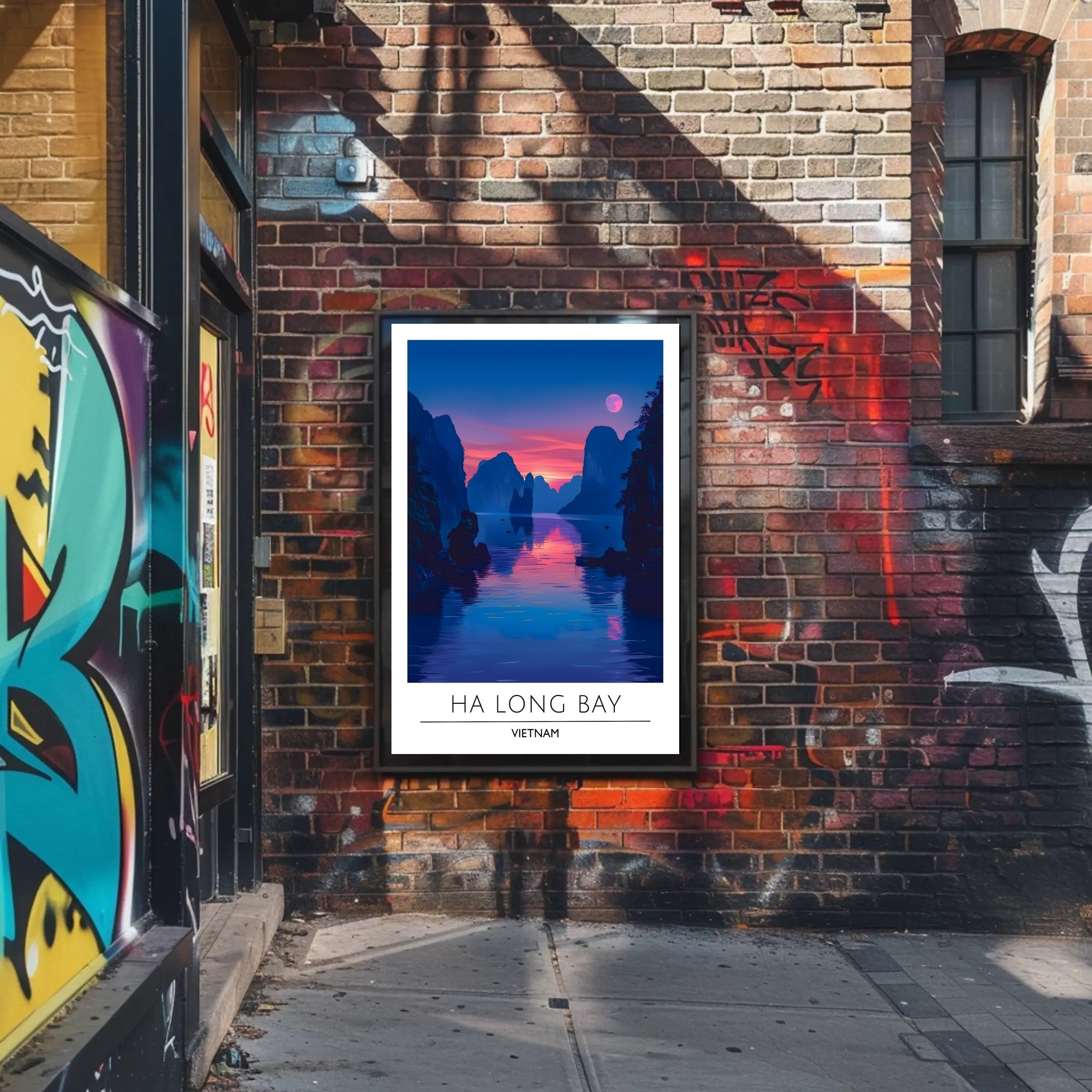 Scenic Ha Long Bay Travel Poster