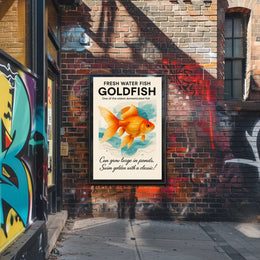Goldfish A Classic Freshwater Fish Poster