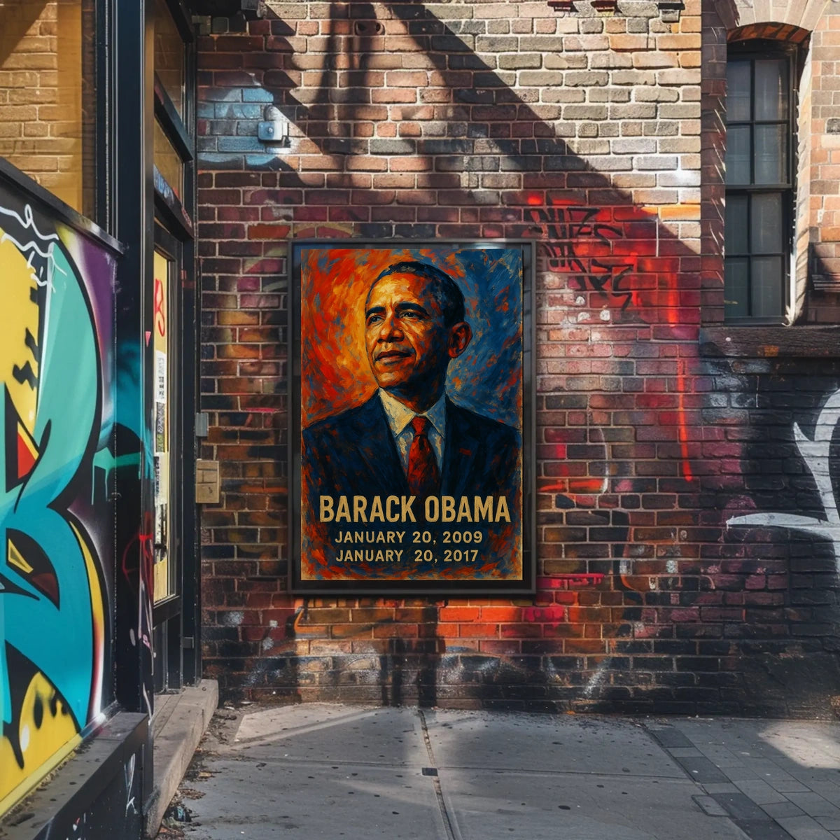 Barack Obama Presidential Tenure Poster