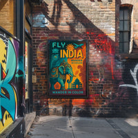 Wander In Color Fly India Poster