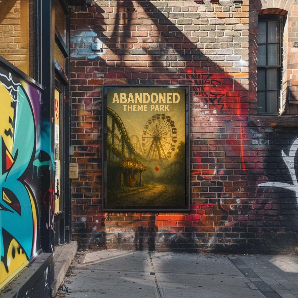 Abandoned Theme Park Poster