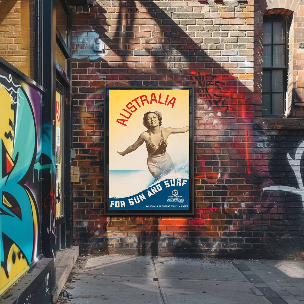 Australia For Sun And Surf Poster