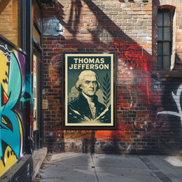 Thomas Jefferson Vintage Historical or Presidential Poster