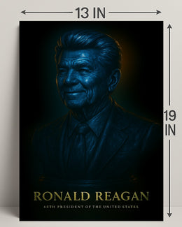 Ronald Reagan Vintage Poster Wall Art PosterGoat