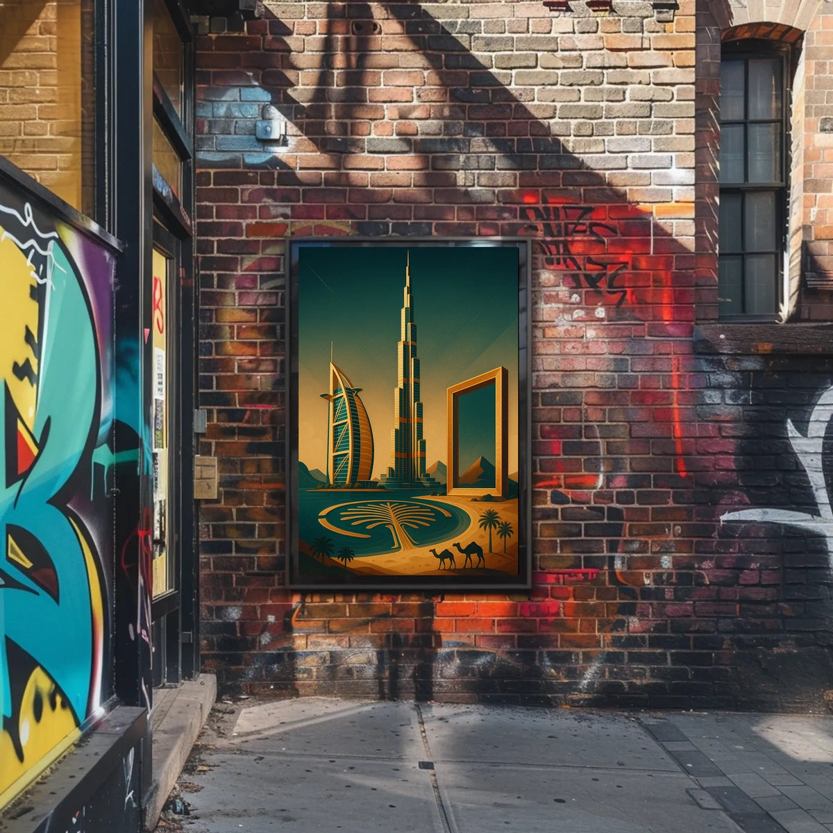 Iconic Landmarks Of Dubai Poster